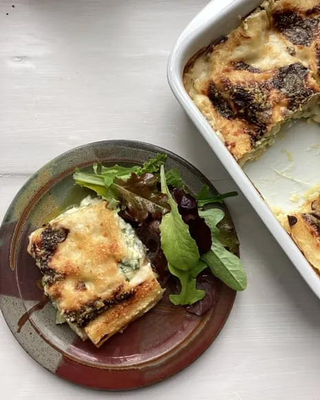 A Classic Recipe for Lasagne with Zucchini and Cheese Medley